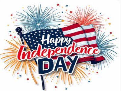 We will be closed on Friday July 3rd in observance of Independence Day